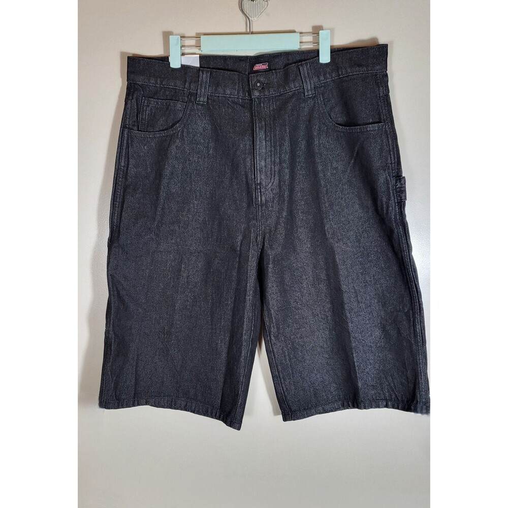 Dickies Men's Black Denim Carpenter Shorts Size 38 Workwear Skate Streetwear NWT